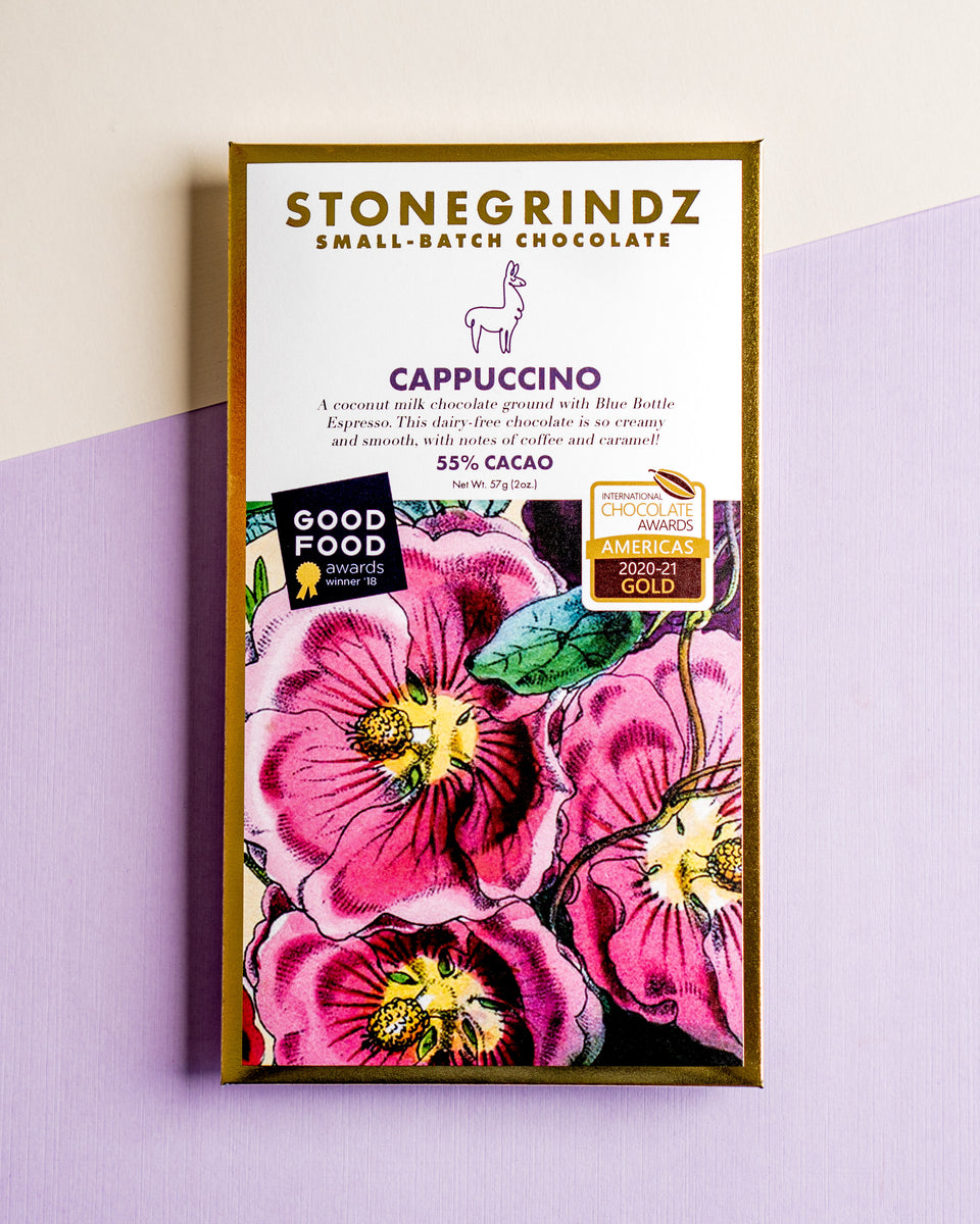 Cappuccino 55% – StoneGrindzChocolate