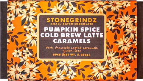 An 8-pack of Pumpkin Spice Cold Brew Caramel Truffles