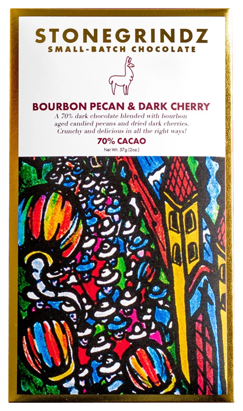 Bourbon Pecan & Dark Cherry 70%