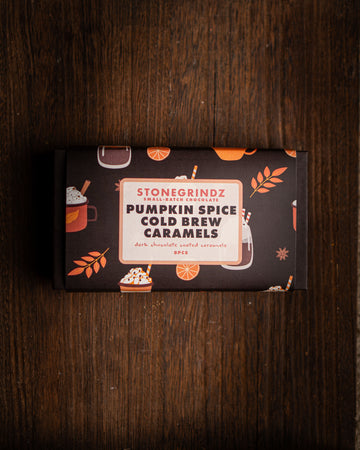 Pumpkin Spice Cold Brew Caramel Truffles 8 Pack *FIRST FALL FLAVOR RELEASE*