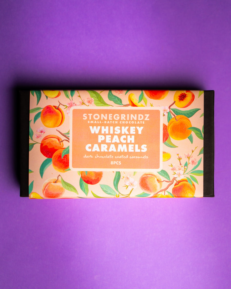 Whiskey Peach Caramels 8 Pack *SPRING PICNIC LIMITED RELEASE*