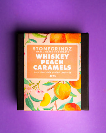 Whiskey Peach Caramels 4 Pack *SPRING PICNIC LIMITED RELEASE*