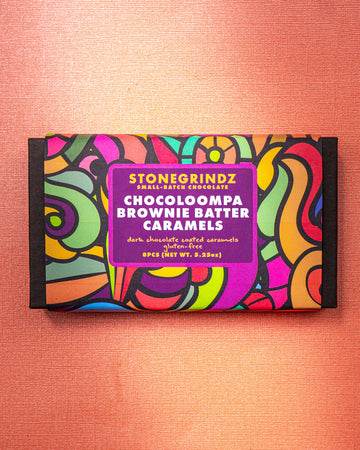 Chocoloompa Brownie Batter Caramel Truffles 8 Pack *GOLDEN TICKET LIMITED RELEASE*