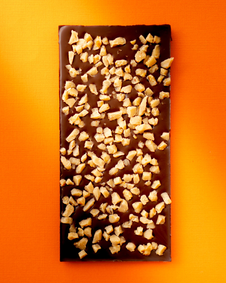 Smoky Cauldron Toffee Crunch 70% *SPELLBOUND CONFECTIONS LIMITED RELEASE*