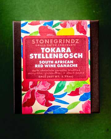 TOKARA Red Wine Dark Chocolate Truffles 4 Pack *SOUTH AFRICAN WINELANDS LIMITED RELEASE*