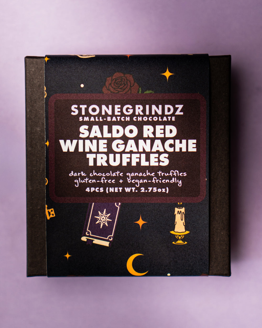 Saldo Red Wine Dark Chocolate Ganache Truffles