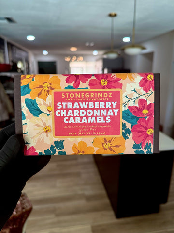 Strawberry & Chardonnay Caramels 8 Pack *MOTHER'S DAY LIMITED RELEASE*