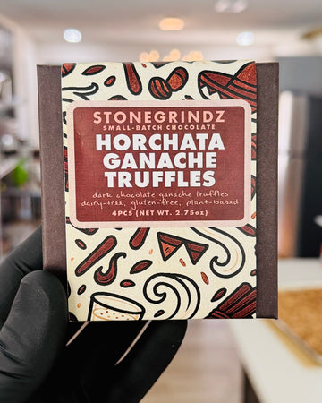 Horchata Dark Chocolate Ganache Truffles 4 Pack *CINCO DE MAYO LIMITED RELEASE*