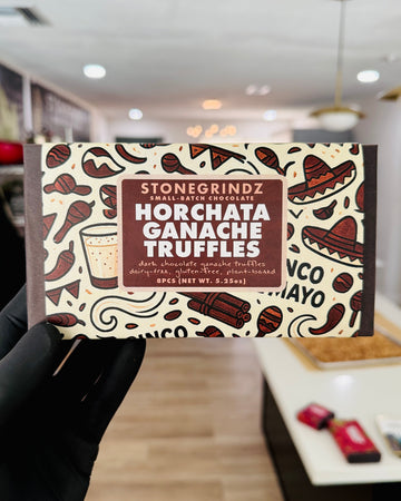 Horchata Dark Chocolate Ganache Truffles 8 Pack *CINCO DE MAYO LIMITED RELEASE*