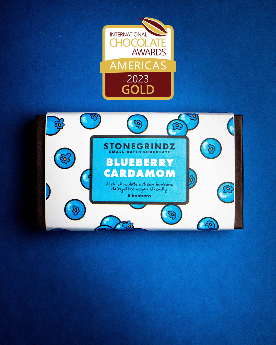 Blueberry Cardamom Dark Chocolate Truffles 8 Pack *CELEBRATION FLAVOR RELEASE*