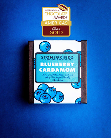 Blueberry Cardamom Dark Chocolate Truffles 4 Pack *COMPETITION ENTRIES LIMITED RELEASE*