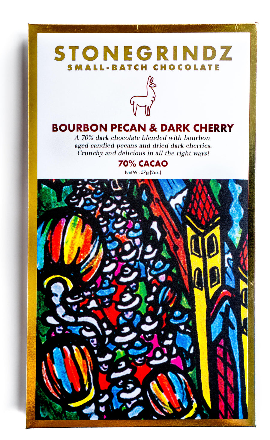 Bourbon Pecan & Dark Cherry 70%