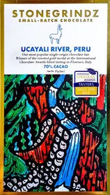 Ucayali River, Peru 70% bar in its wrapper