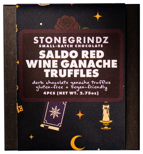 Saldo Red Wine Dark Chocolate Ganache Truffles